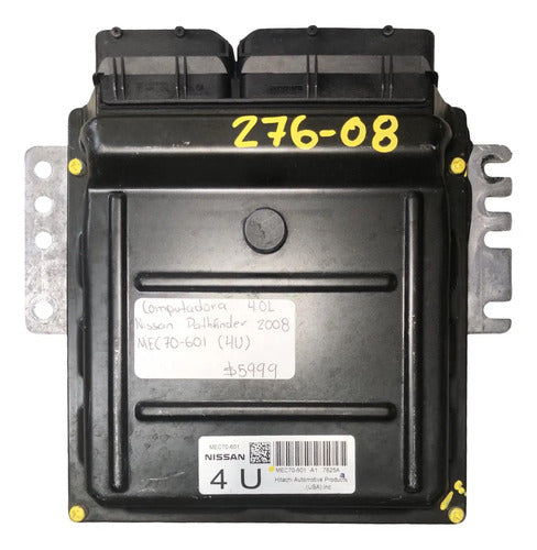 Pcm Computadora Nissan Pathfinder 4.0l 2008 Mec70-601 (4u)
