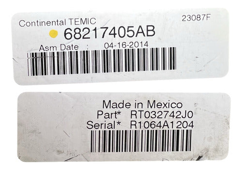 Caja De Fusibles Dodge Caravan 3.6l 2014 68217405ab