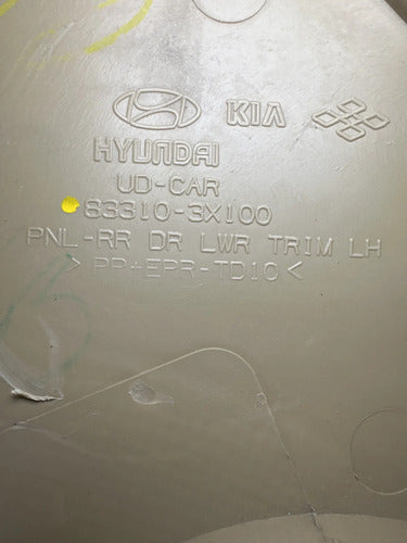 Vestidura Puerta Trasera Izquierda Hyundai Elantra 2011-2013