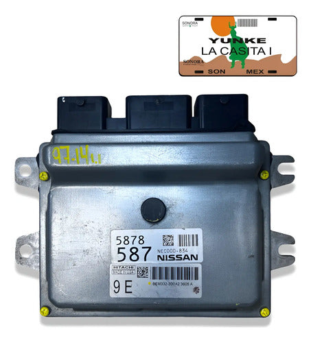 Pcm Computadora Nissan Versa 1.6l 2014 Bem332-300 A2 (9e) P3