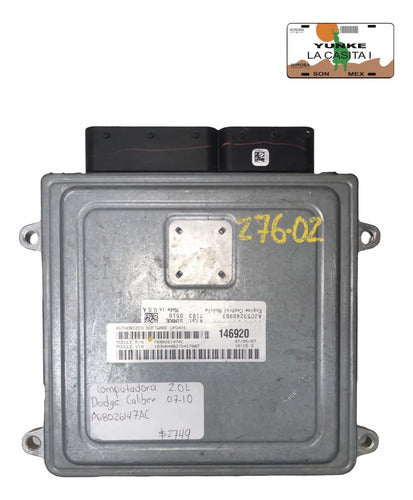 Pcm Computadora Dodge Caliber 2.0l 07-10 P68026147ac P2