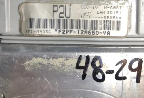 Pcm Computadora Ford Explorer 4.0l A/t 1992 F2pf-12a650-ya