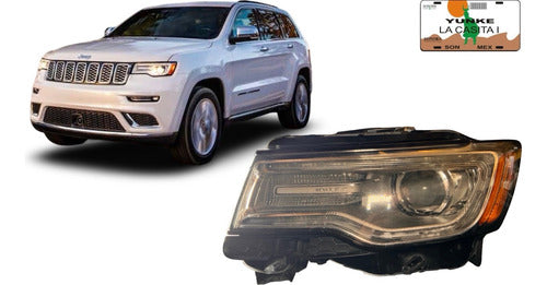 Faro Delantero  Lh  Jeep Grand Cherokee 2014-2016 90042672 Rojo