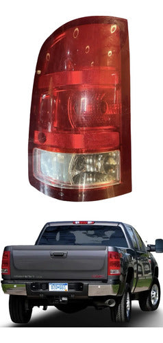 Calavera Lh Gmc Sierra 2007-2012 Izquierdo/conductor Rojo