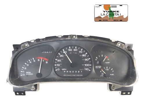 Velocimetro Cluster Oldsmobile Venture 1999 16258733 Negro