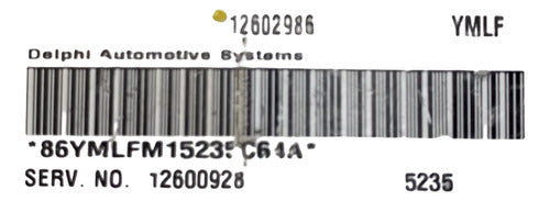 Computadora Chevrolet Malibu 3.5l 2006 12602986 (ymlf)