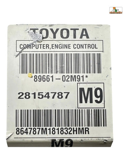 Computadora Pcm Toyota Corolla 1.8l 09-10 89661-02m91 (m9)