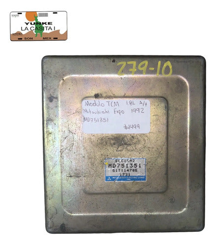 Modulo Tcm Mitsubishi Expo 1.8l A/t 1992 Md751351