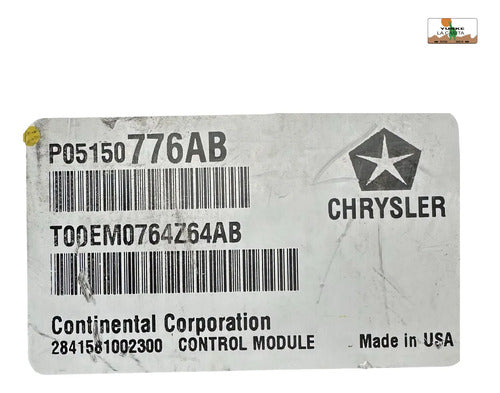 Computadora Dodge Journey 2.4l 2014 P05150776ab