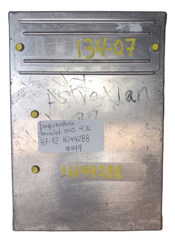 Computadora Chevrolet S10 4.3l 87-92 16144288