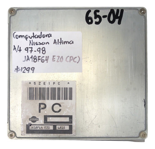 Computadora Nissan Altima A/t 97-98 Ja18f64 Ez0 (pc)