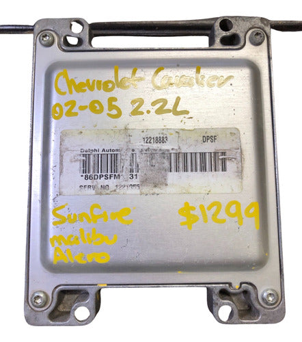 Computadora Chevrolet Cavalier 02-05 2.2l 12218883 (dpsf)