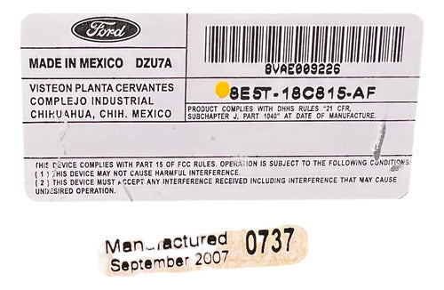 Estereo Ford Fusion 06-09 8e5t-18c815-af