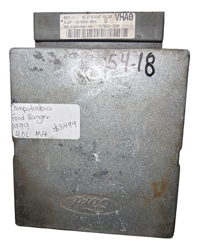 Computadora Ford Ranger 4.0l M/t 1999 Xl5f-12a650-bea