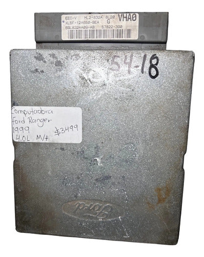 Pcm Computadora Ford Ranger 4.0l M/t 1999 Xl5f-12a650-bea
