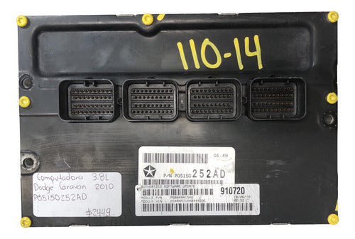 Computadora Dodge Caravan 3.8l 2010 P05150252ad