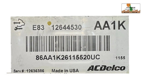 Computadora Chevrolet Cruze 1.8l A/t 2011 12644530 (aa1k)