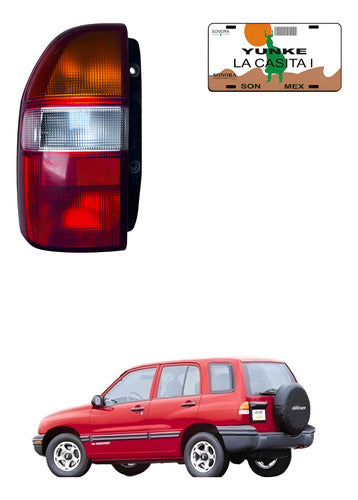 Calavera Lh Chevrolet Tracker 99-04 Izquierdo/conductor Roja