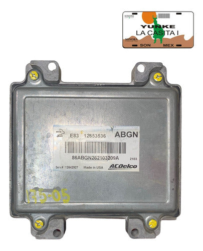 Computadora Chevrolet Sonic 1.8l 2012 12653536 (abgn)