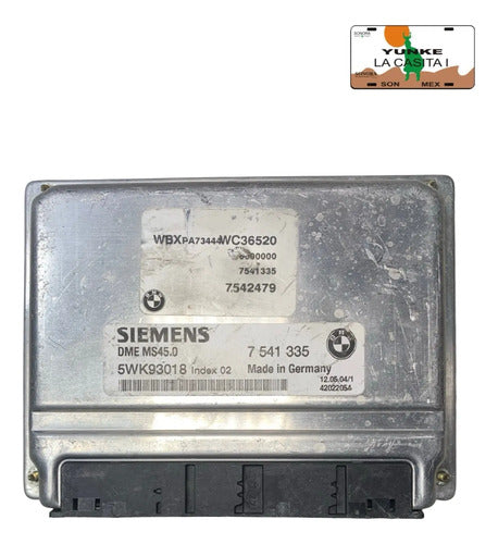 Pcm Computadora Bmw 525i 04-05 5wk93018