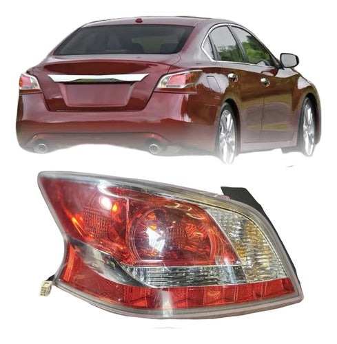 Calavera Lh Nissan Altima 2013-2016 Izquierdo/conductor Rojo