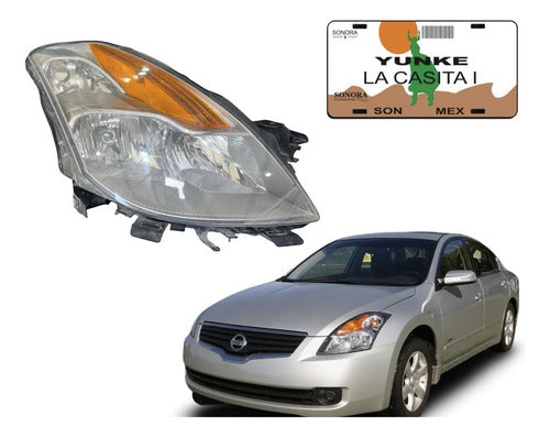 Faro Rh Nissan Altima 2007-2009 26010-jb10a Blanco
