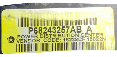 Caja De Fusibles Dodge Ram 2015-2016 5.7l Aut P68243257ab