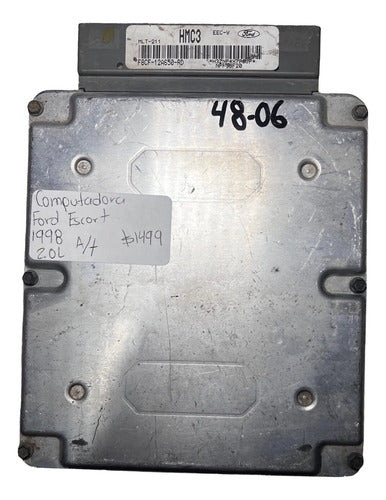 Pcm Computadora Ford Escort 2.0l A/t 1998 F8cf-12a650-rd