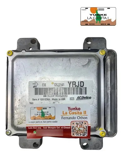 Computadora Chevrolet Silverado 6.0l 2008 12622141 (yrjd)