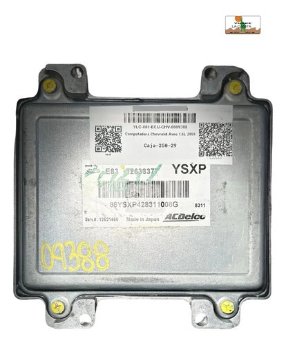 Computadora Chevrolet Aveo 1.6l 2009 12633377 (ysxp)