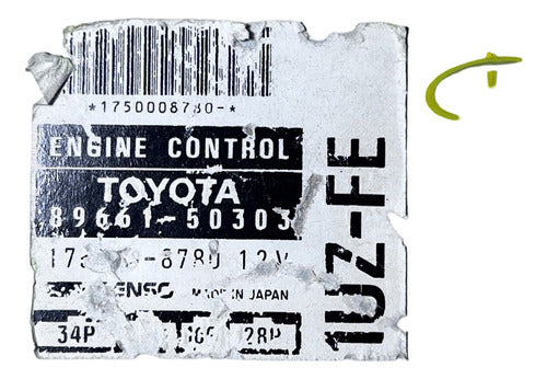 Computadora Lexus LS400 4.0L A/t 95-97 89661-50303