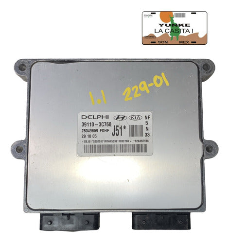 Computadora Hyundai Sonata 3.3l 06-08 39110-3c760