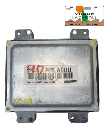 Pcm Computadora Chevrolet Trax 1.4l 2018 12685776 (acdu) P3