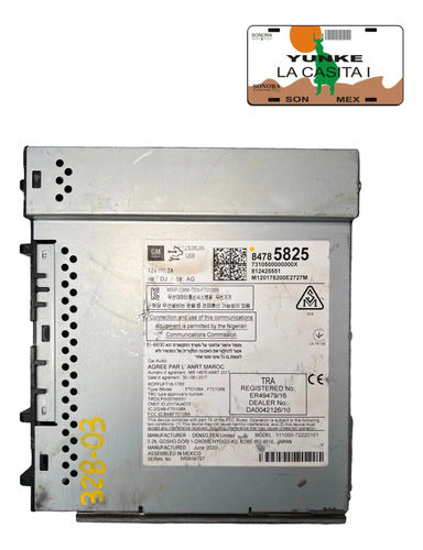 Estéreo Receptor Chevrolet Malibu 2019-2020 84785825