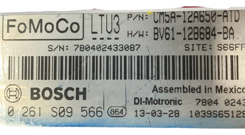Pcm Computadora Ford Focus 2.0l 12-13 Cm5a-12a650-atd