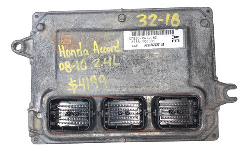 Computadora Honda Accord 2.4l 2008-2010   37820-r41-l62 (ae)