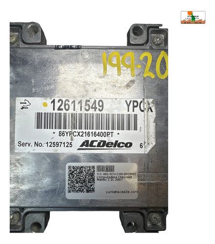 Pcm Computadora Chevrolet Malibu 2.2l 2007