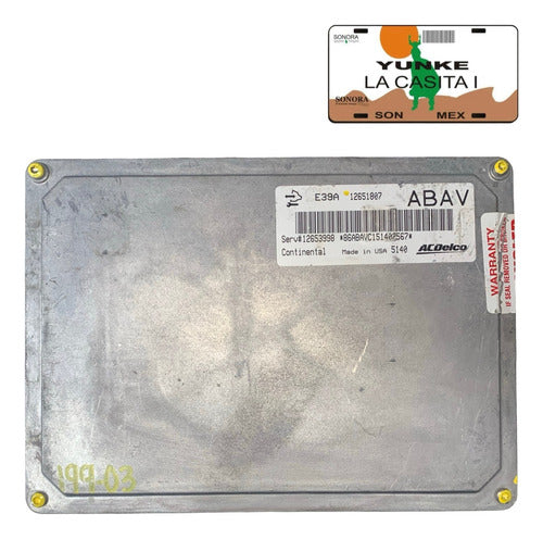 Computadora Gmc Terrain 2.4l 2015 12651807 (abav)