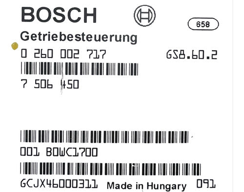 Modulo Tcm Bmw X5 1999-2001 0 260 002 717