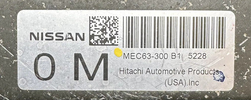Computadora Nissan Sentra 1.8l A/t 2004 Mec63-300 B1 (0m)