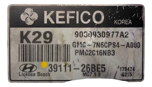 Pcm Computadora Hyundai Accent 1.6l 06-08 39111-26be5 (k29)