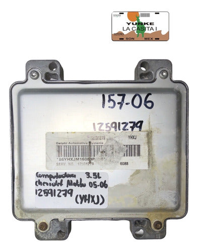 Computadora Chevrolet Malibu 3.5l 05-06 12591279 (yhxj)