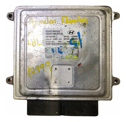 Computadora Hyundai Elantra 2011-2013 1.8l       39102-2emb3