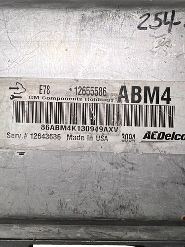 Pcm Computadora Chevrolet Cruze 1.4l 12-16 (abm4) P7