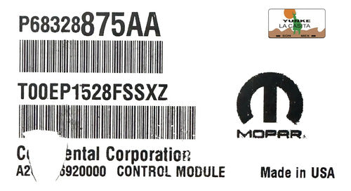 Computadora Jeep Cherokee 3.2l A/t 2019 P68328875aa