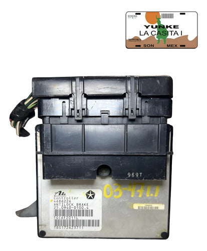 Pcm Computadora Módulo Abs Dodge Caravan 96-00 4686226 P2 Negro/metal