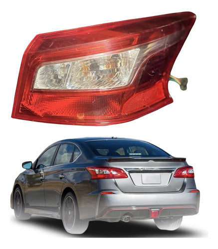 Calavera Rh Original Nissan Sentra 2016-2019 Derecho/pasajero Rojo