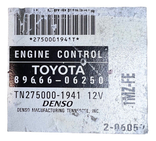 Computadora Toyota Camry 3.0l 02-03 89666-06250