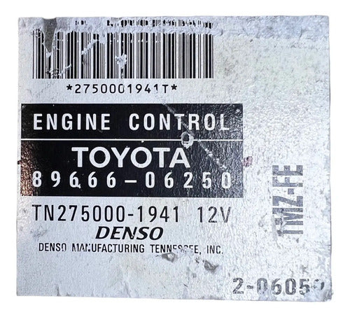 Computadora Toyota Camry 3.0l 02-03 89666-06250