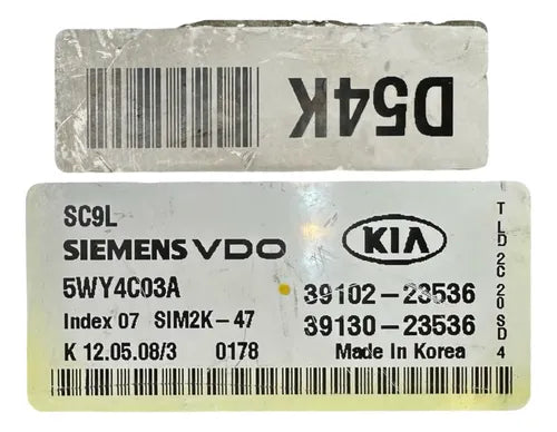Pcm Computadora Kia Spectra 2.0l A/t 04-09